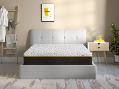 Beds Bunks Mattresses  Ultimate Hybrid Sleep Mattress in white/grey