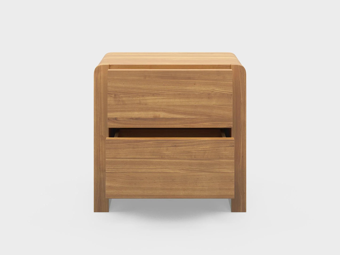 BBM Bedside Table – Modern Nightstand with Open Shelf