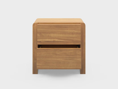 BBM Bedside Table – Modern Nightstand with Open Shelf