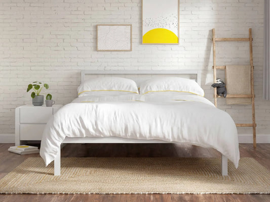 BBM Bedside Table – Modern Nightstand with Open Shelf