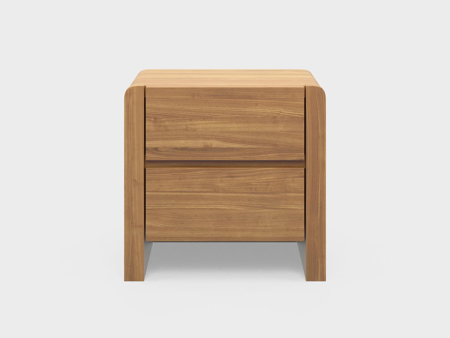 BBM Bedside Table – Modern Nightstand with Open Shelf