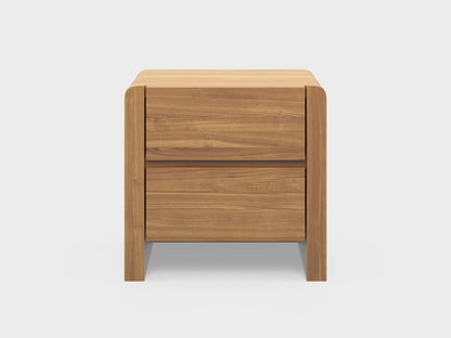 BBM Bedside Table – Modern Nightstand with Open Shelf