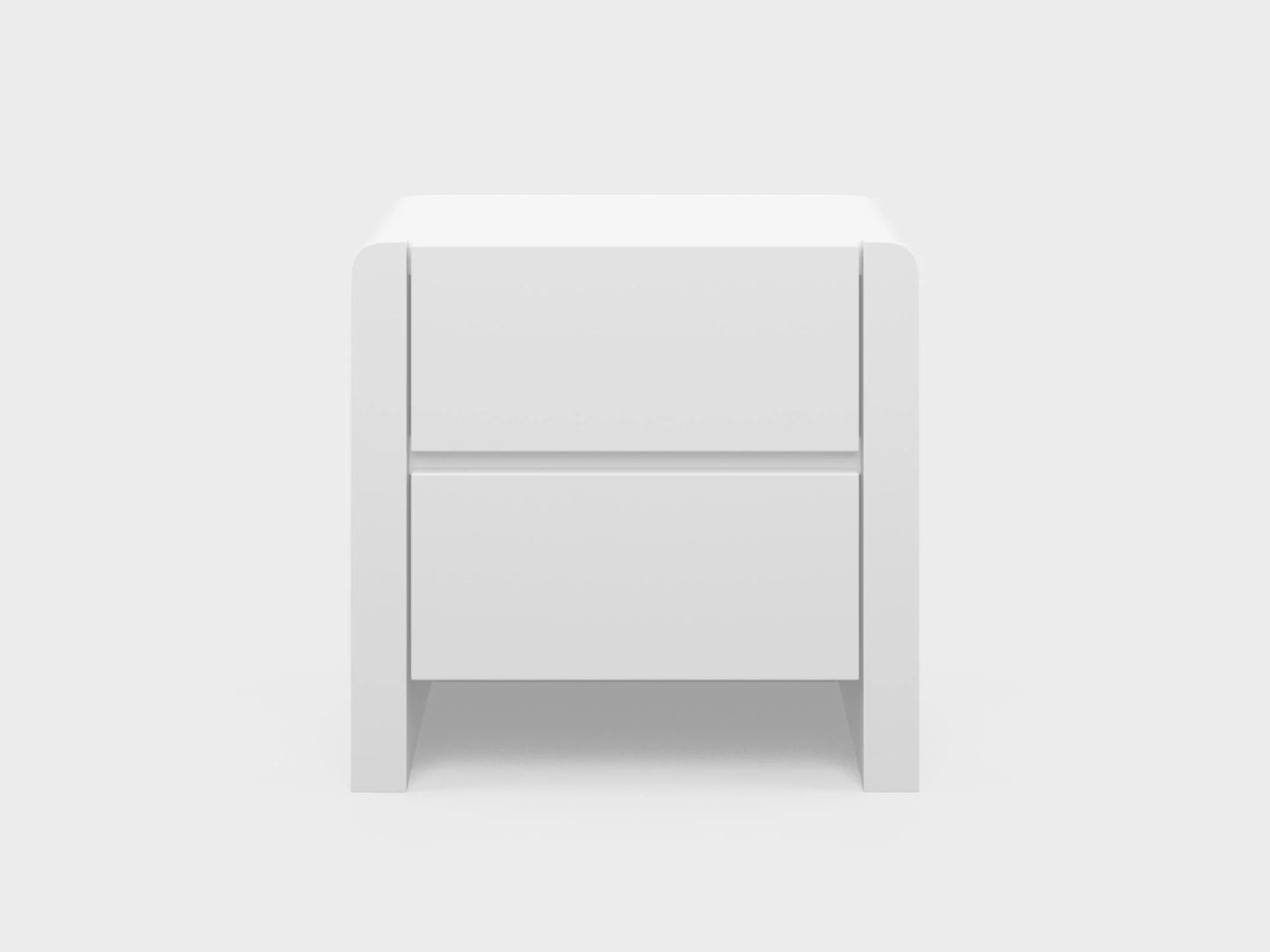 BBM Bedside Table – Modern Nightstand with Open Shelf