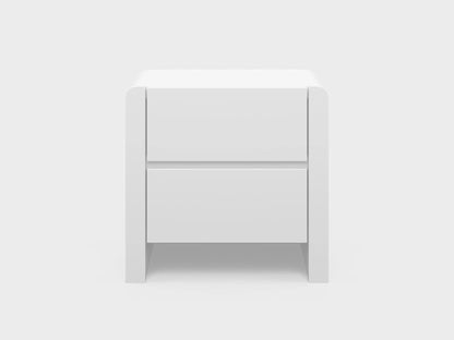 BBM Bedside Table – Modern Nightstand with Open Shelf