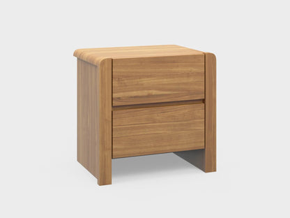 BBM Bedside Table – Modern Nightstand with Open Shelf